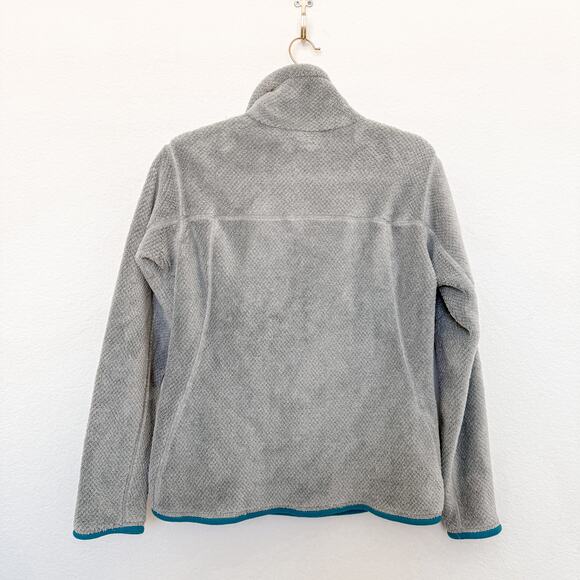 Patagonia Re-Tool Snap-T Fleece Pullover Gray‎ and Teal Womens Size Small - Picture 5 of 5